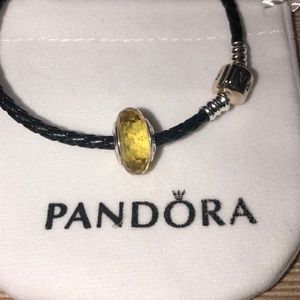 Pandora Fascinating Ochre Murano Charm